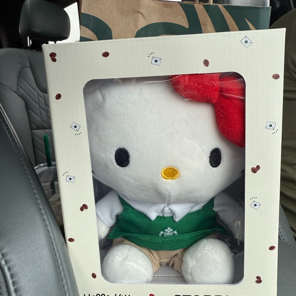 Starbucks Hello Kitty Collectible Box with Red Accents